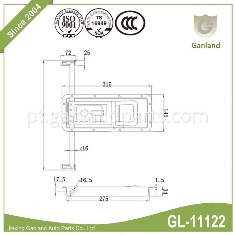 Refrigerator Truck Door Lock